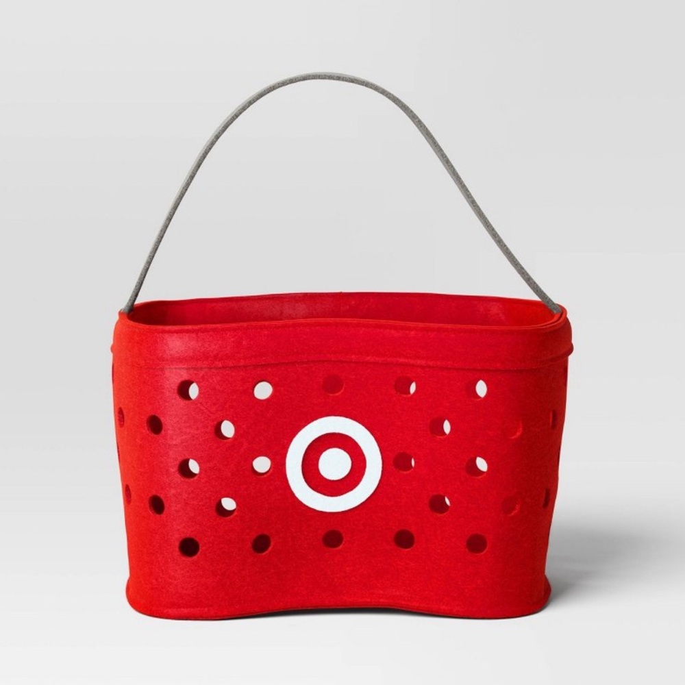 8-Inch Plush Target Basket Halloween Trick-or-Treat Pail from Hyde & EEK…